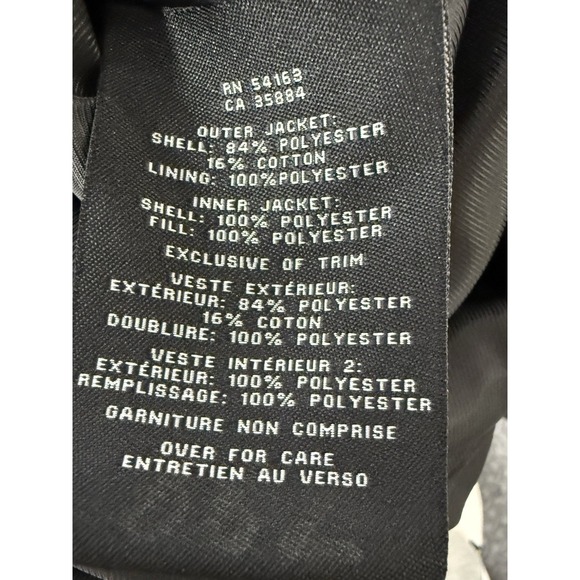 Cole Haan Men's Medium Black Topcoat Stand Collar Lightweight Overcoat - Picture 10 of 10